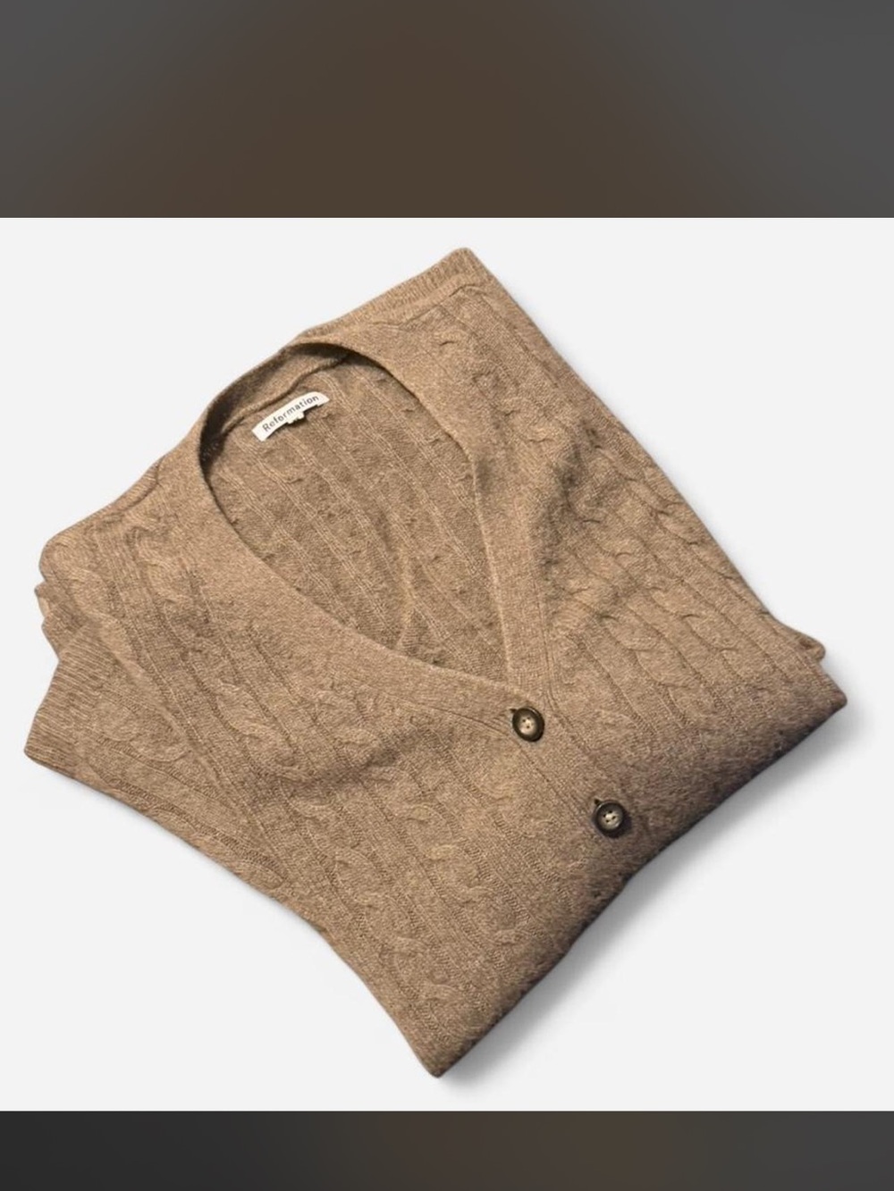 Reformation cashmere oversized sweater